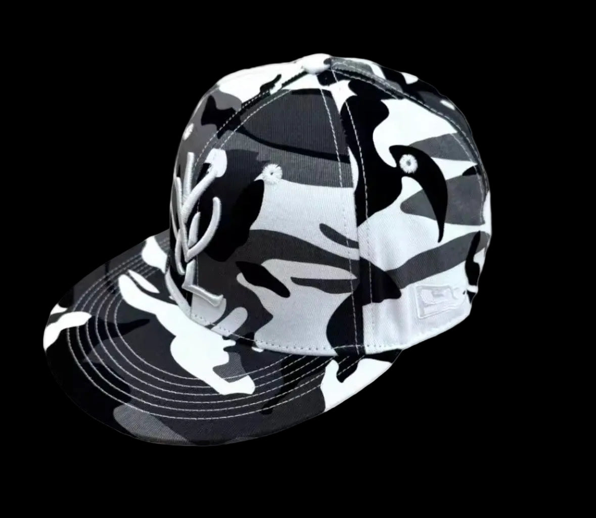 YVL WHITE CAMO PBC CAP
