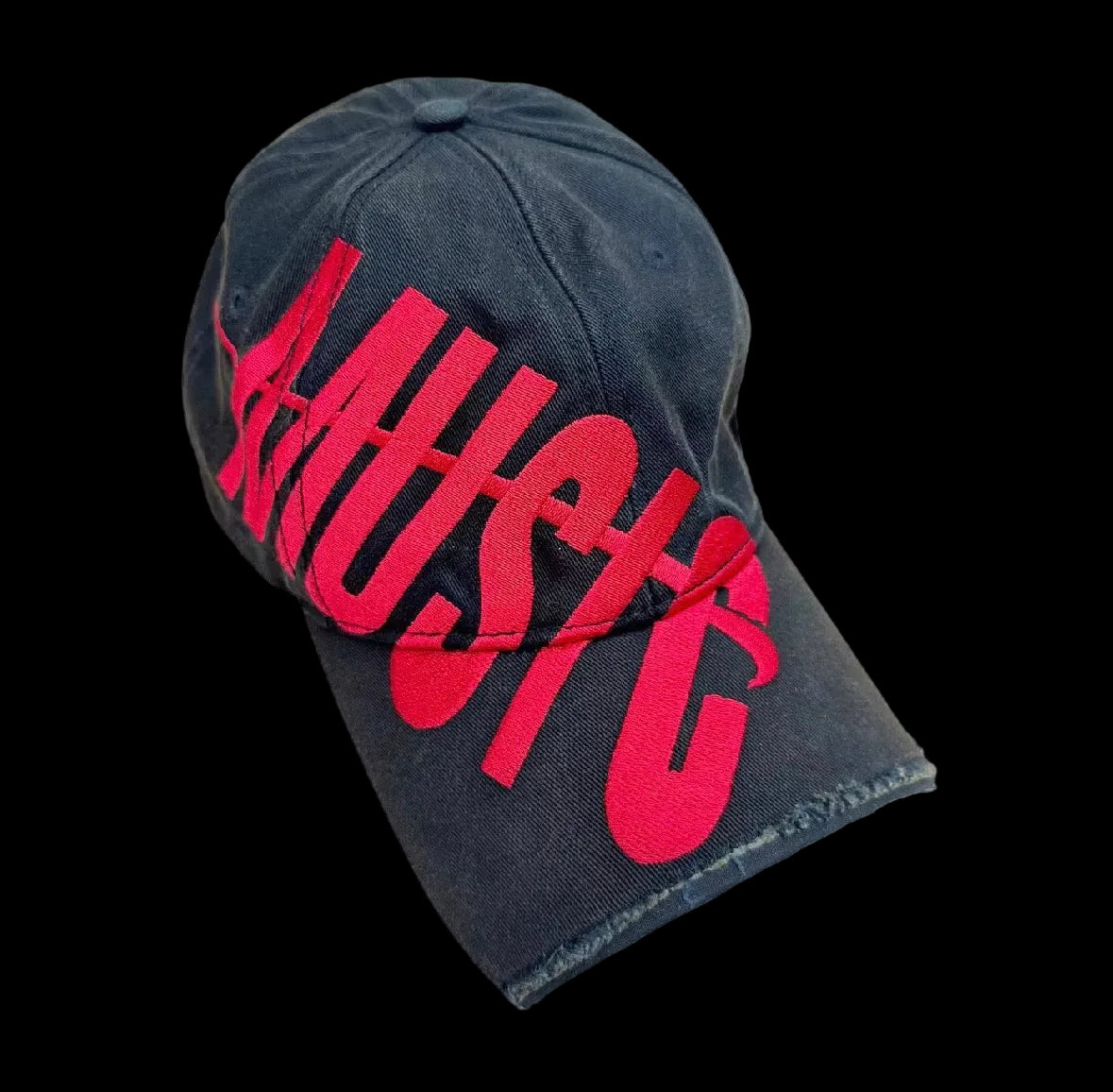 MUSIC WASHED RED PBC CAP