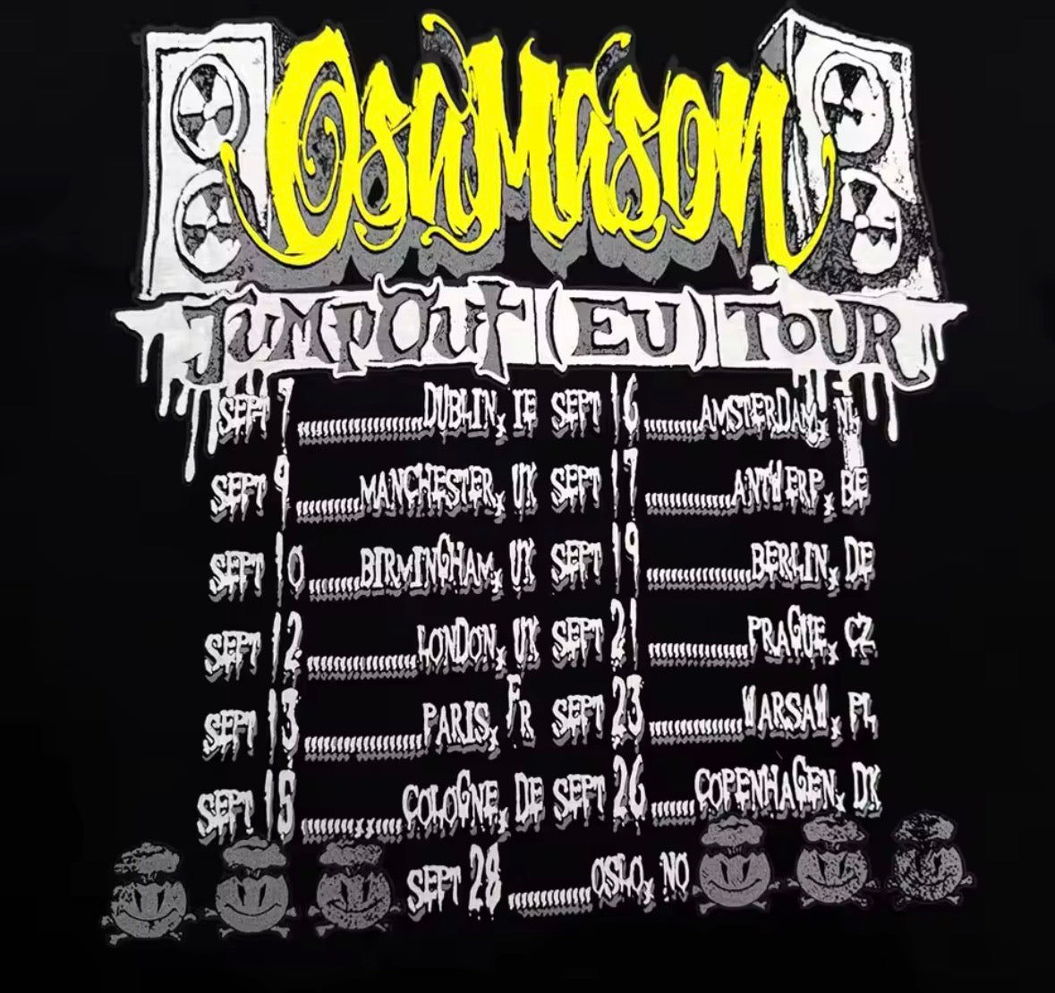 JUMPOUT EU TOUR OSAMASON TEE