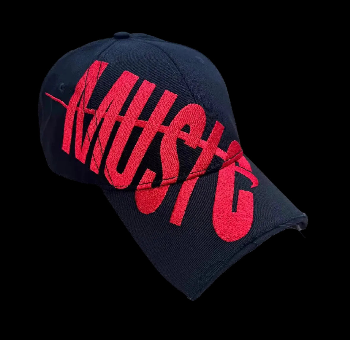 MUSIC BLACK RED CAP