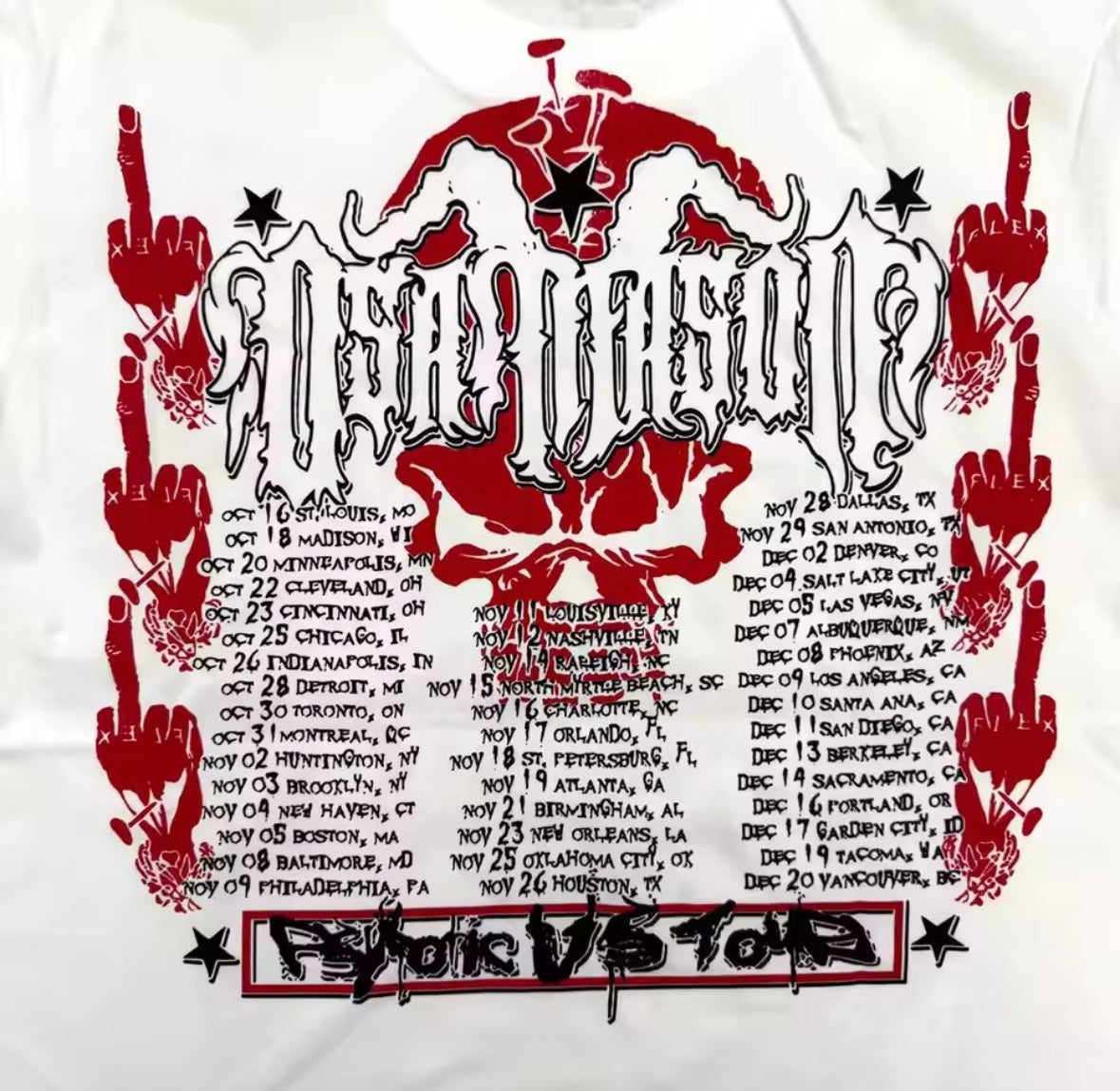 PSYKOTYC SKULL OSAMASON TEE