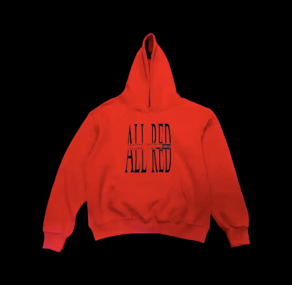 ALL RED PBC HOODIE