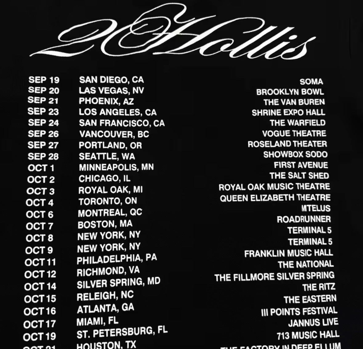 TOUR 2HOLLIS POLO TEE
