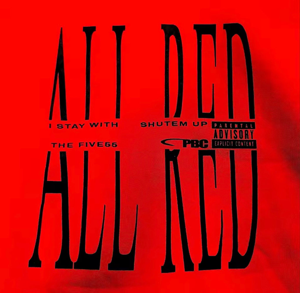 ALL RED PBC HOODIE