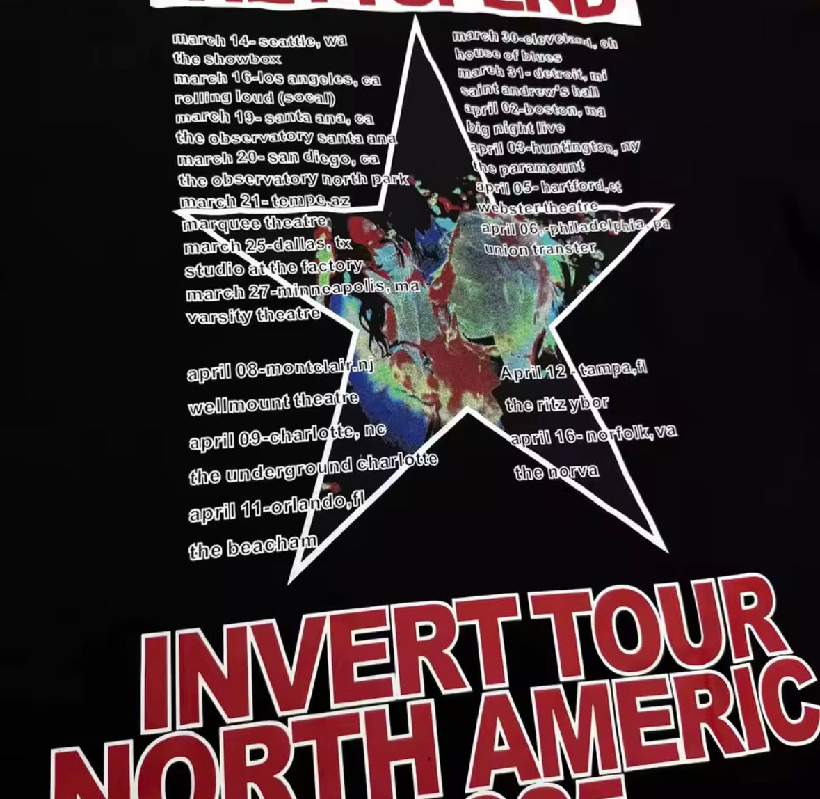NA TOUR NETTSPEND TEE