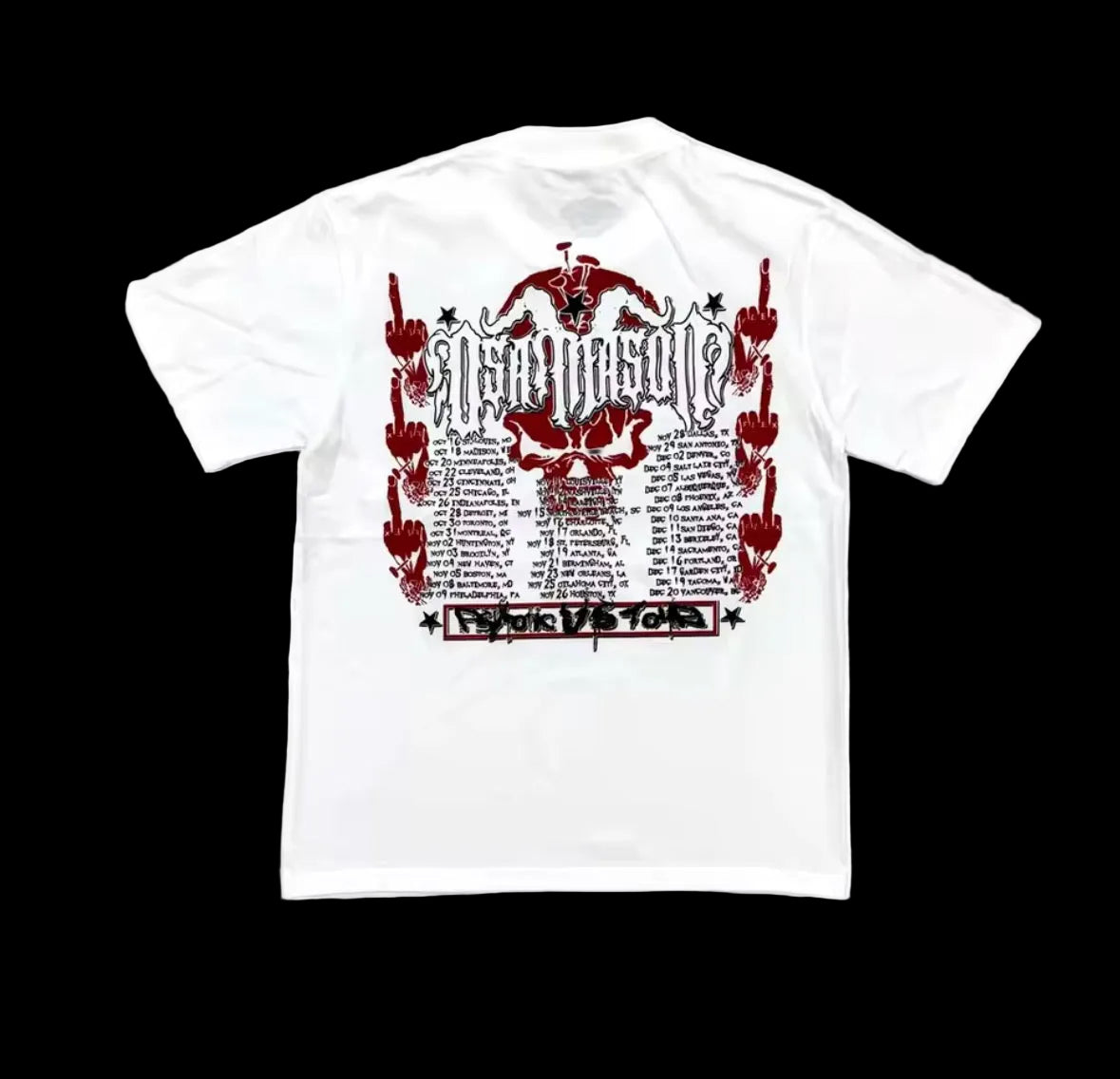 PSYKOTYC SKULL OSAMASON TEE