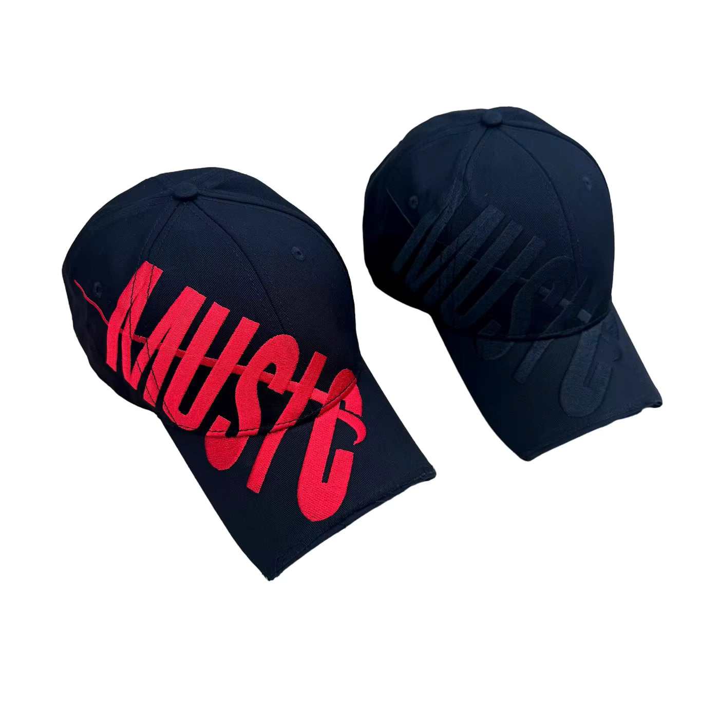 MUSIC BLACK RED CAP